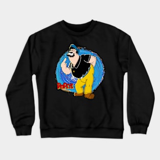 Olive Oyls Admirer Embrace the Quirky Love Story of Popeyes and Olive Oyl with this Cartoon Crewneck Sweatshirt